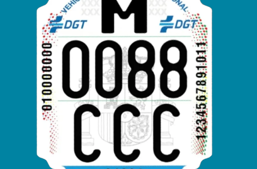 Etiqueta identificativa del patinete eléctrico