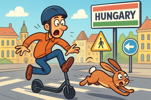 Imagen - Un conejo arrolla a conductor de patinete eléctrico en Hungría