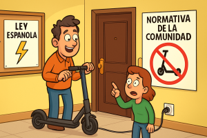 Imagen - Ley española: ¿puede tu comunidad prohibir cargar patinete eléctrico?