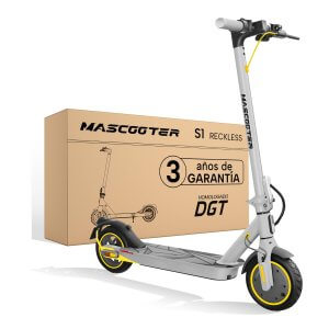 MASCOOTER S1 | Patinete Eléctrico Adultos Homologado con Talleres en España